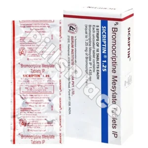 Sicriptin 1.25mg